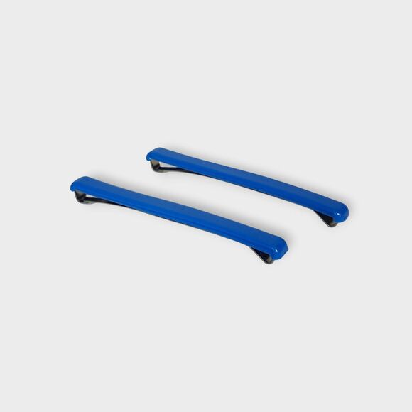 2 Goody Stay Tight Vintage Vtg Clasp Clip‎ Hair Barrettes 2.5” USA BLUE